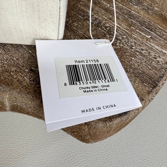 Rustic Halloween Home Decor Sitter Wood Ghost Fall Autumn FAST SHIP NEW - Picture 8 of 9